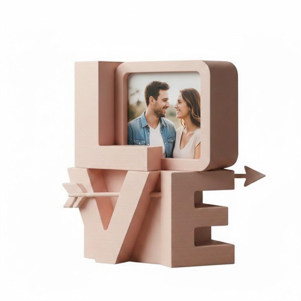 LOVE Letter Photo Frame STL – 3D Printed Decor - Etsy