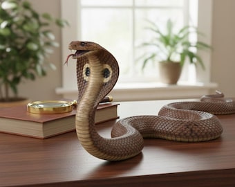 Snake 3D Model STL File for 3D Printing | Realistic Serpent Figure