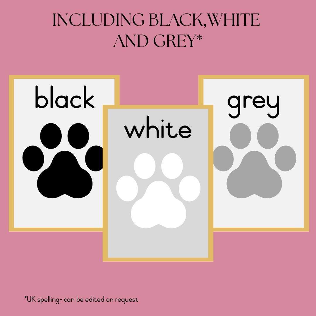 Basic Colour Posters Bundle | Printable Classroom Colours Chart | Calm ...