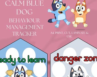 Classroom Behavior Management Chart | Visual Learning (Digital Download)