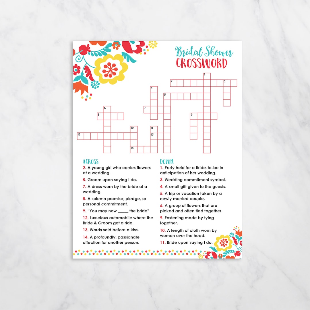 Pioneer Rustic Crossword Puzzle Game with Answer Sheet Etsy