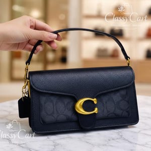 Coach Black Signature Shoulder Bag - Etsy