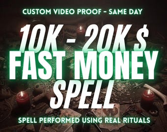 Fast Money Spell, Strong Lottery Win Fortune Spell Video Proof, Win Big Money Magnet Spell, Boost Your Winning Energy