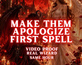 Apology Spell, Make Them Apologize First, Regret and Remorse Ritual, Miss You and Come Back, Same Hour Casting
