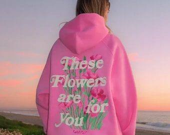 Sudadera con capucha Dandy para mujer, talla grande, diseño floral.