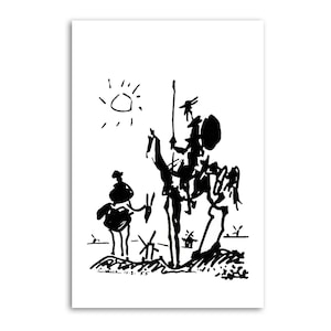 Picasso Don Quixote Canvas Art Print, 1955