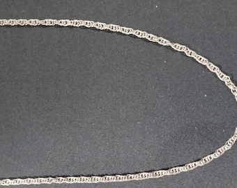 925 Sterling Silver Byzantine Chain Necklace, Handmade King's Chain, Woven Silver Chain, Unisex Minimalist Necklace, Gift for Him Her