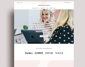 Tema Idelle de WordPress / Tema secundario Kadence / Plantilla de sitio web de tema de WordPress para blogueros de estilo de vida, moda, viajes y gastronomía