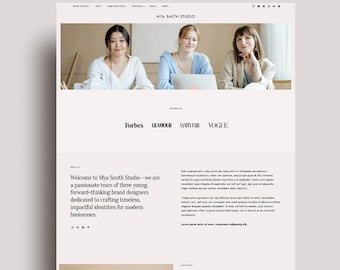 Mya Smith WordPress Theme | Kadence Kind Theme | Website Template für Reisebus | Website-Vorlagen-Design-Services | Kadenz | Webseite der Maklerin