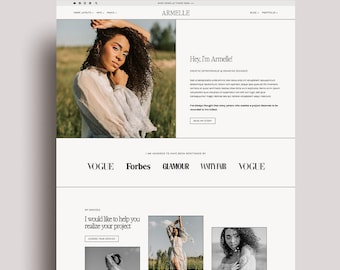 Tema Armelle para WordPress / Tema secundario Kadence / Tema femenino para WordPress / Plantilla para WordPress / Tema para blog de WordPress / Plantilla para Elementor