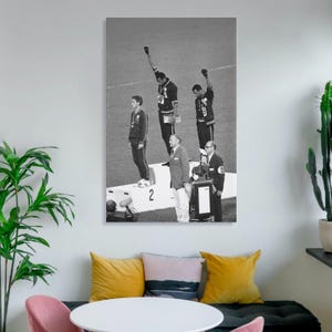 Black Power Black Olympic champions Black Power civil rights movement Poster Wall Art Painting Room Decor Home Poster image 5