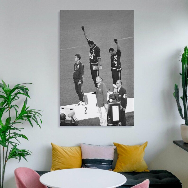 Black Power Black Olympic champions Black Power civil rights movement Poster Wall Art Painting Room Decor Home Poster image 5