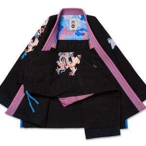 Albino Preto Dragon of the Year BJJ Gi 450GSM PearlWeave Jiu-jitsu Kimonos Training Bjj Kimono