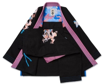 Albino Preto Dragon of the Year BJJ Gi 450GSM PearlWeave Jiu-jitsu Kimonos Training Bjj Kimono