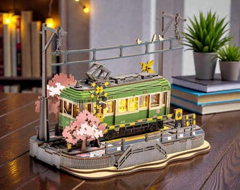 Sakura Journey 3D Wooden Puzzle with LED Light | Enchanting Gift