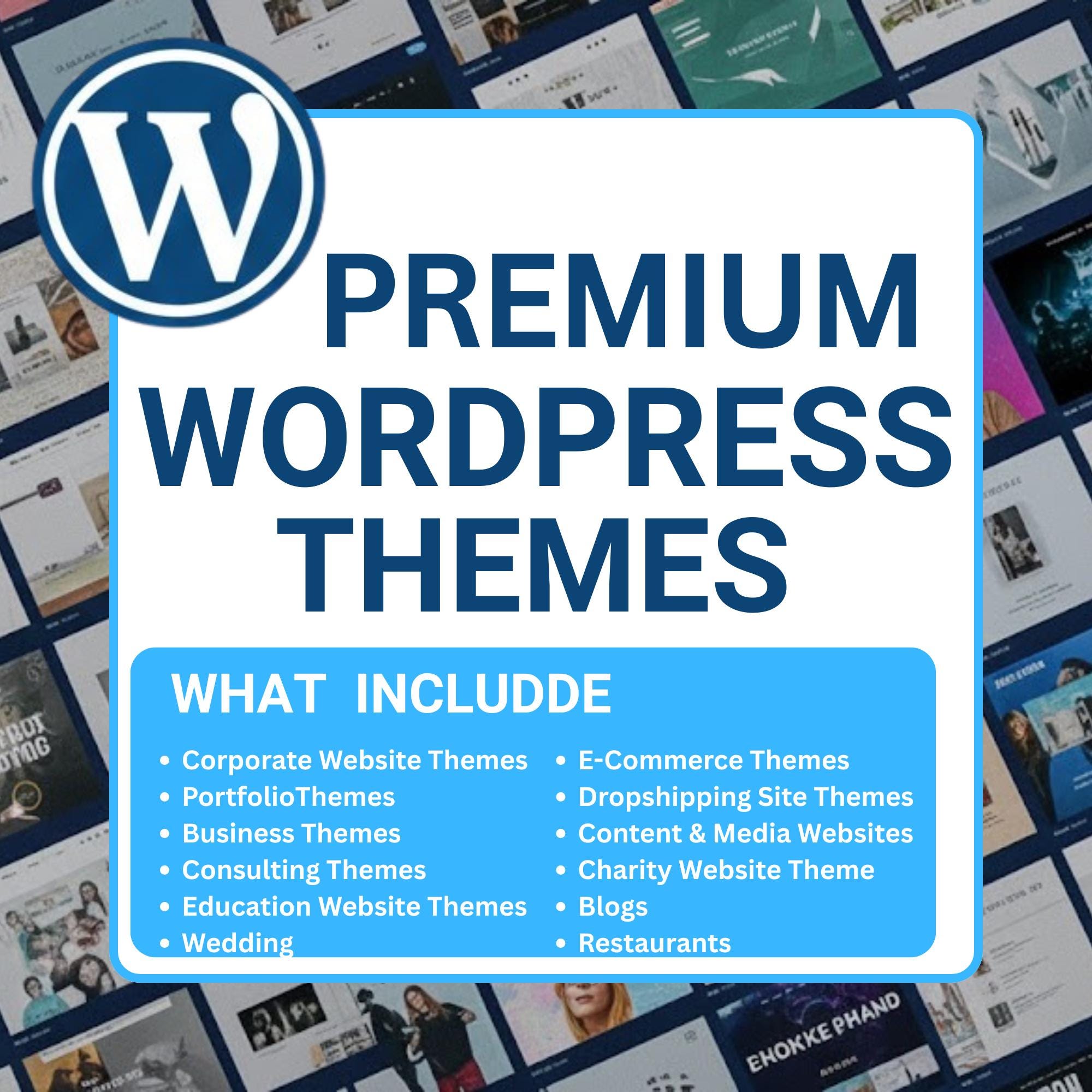 550+ Premium Wordpress Theme & Plugins Digital Products Bundle | Canva ...
