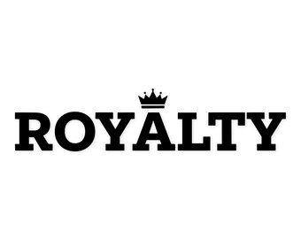 Royalty Typography Svg: Bold Design For Custom Decor