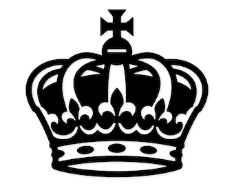 Crown Silhouette Svg: Bold Design For Decor
