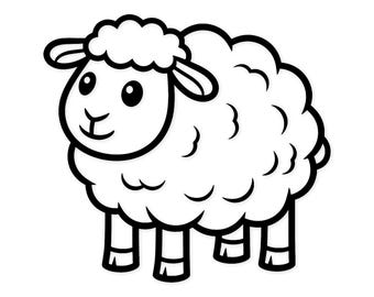 Fluffy Sheep Svg: Cute Design For Crafts