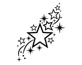 Stars Svg: Whimsical Cut File For Crafts
