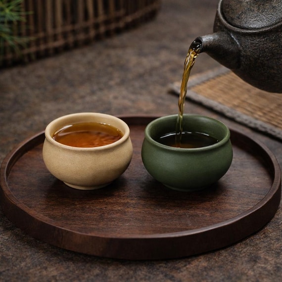 Zisha Purple Clay Tea Cup 50ml Handmade Gongfu Teaware Japanese Zen Ceramic Small Cup