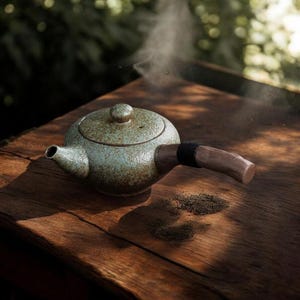 Japanese Gongfu Tea Set with Kyusu Teapot – Ceramic Teaware Gift, Zen Ritual image 2