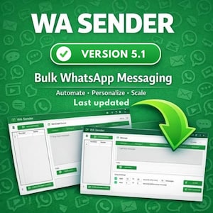 WA Sender Pro-update versie 5.0.1 | Bugs oplossen 100% levenslange licentie