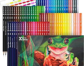 80 Colored Pencils Set – Oil-Based Soft Core Professional