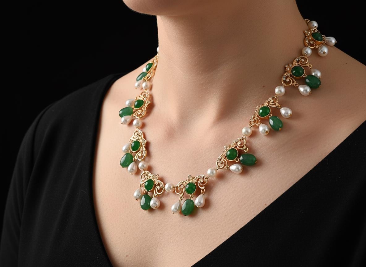 Vintage czech art deco necklace - Etsy 日本