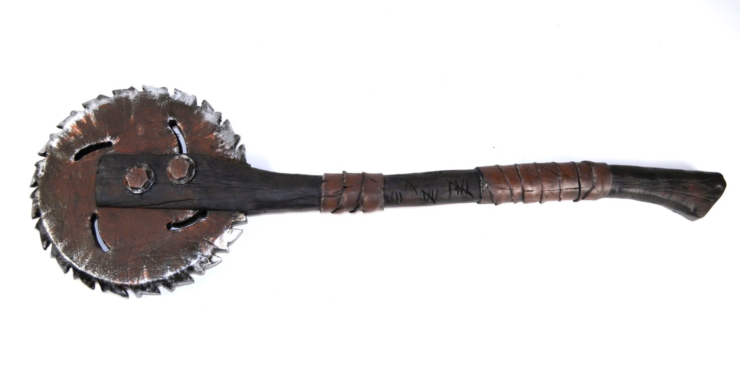 Saw Blade Axe Halloween Haunted house Fallout Borderlands Etsy