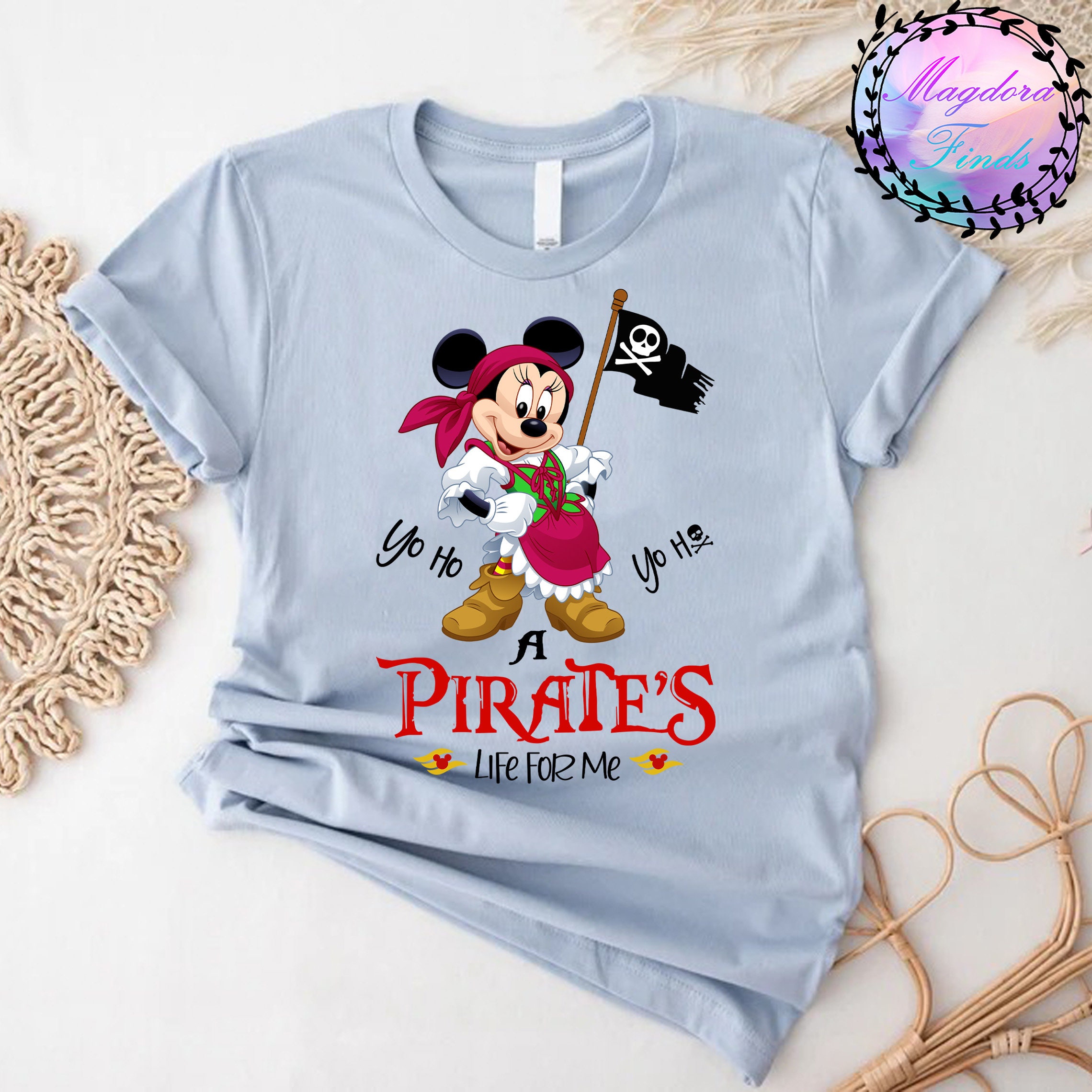 Discover Minnie pirates Shirt, Disney Pirate Shirt, Pirate Cruise Shirt, Minnie Mickey Pirate Shirts, Birthday Gift, Kid shirts