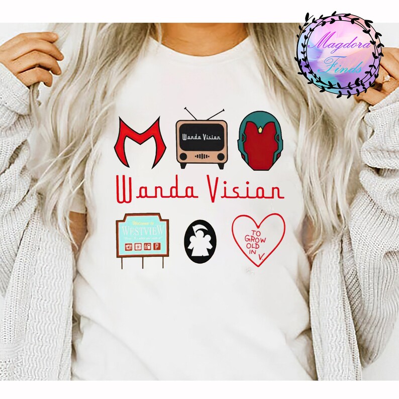 Wanda Vision TV Show Shirt Superhero Shirt Disney Trip