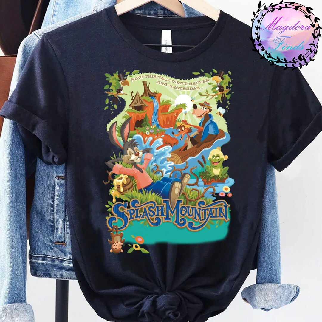 Disney Splash Mountain Shirt Splash Mountain Vintage Shirt - Etsy UK