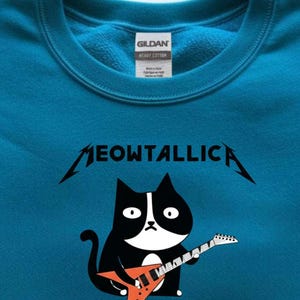 Meowtallica Shirt - Etsy