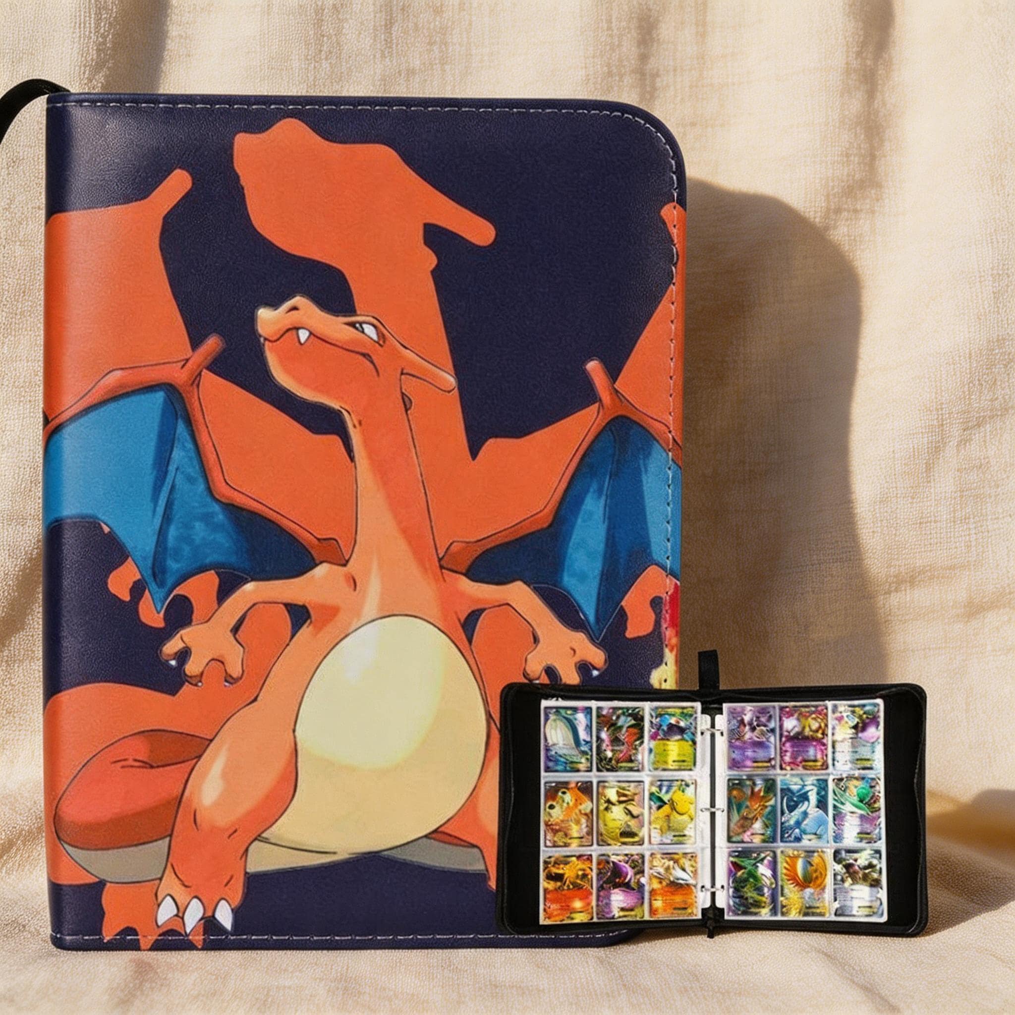 mudkip card binder Mudkip fans know the struggle why is it SO hard to find Mudkip merch?? So I did what I always do : just paint it myself. I painted this binder into
