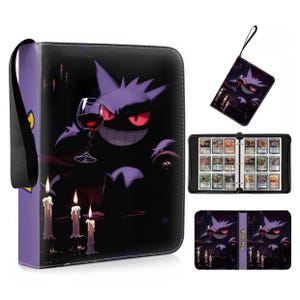 Gengar Dark Collector Binder, Ghost Trading Card Album Gift