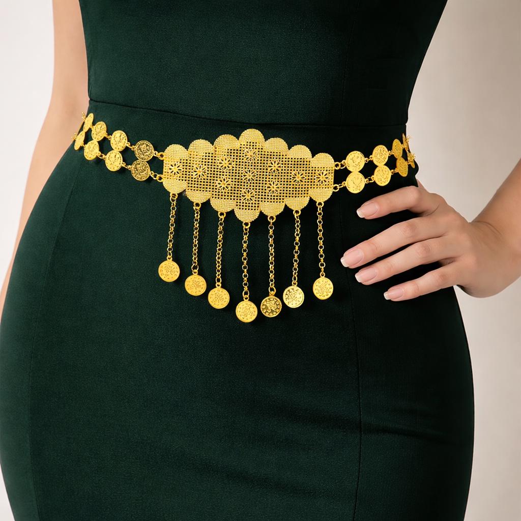 Gold Belly Dancing Belt - Etsy