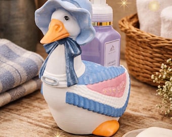 Adorable Country Goose Handpainted Soap Holder - Unique 3D Printed, BBW Design