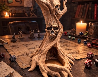 Haunted Skull Tree Dice Tower