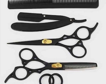 Professional 5-in-1 Barber Kit | Cordless Hair Clipper, Trimmer, Grooming Set