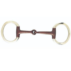 Ergonomiskt bett för häst: D-ring i zinklegering, läderficka