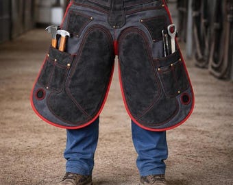 Handmade Farriers - Horseshoer's Professional Deluxe Leather Apron