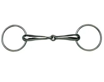 Horse Circle Bit | Zinc Alloy Round Ring Snaffle Bit | Equestrian Riding Tack Accessory