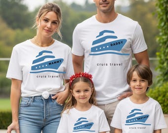 Custom Family Cruise 2026 Shirts, Matching Squad Tees, Comfort Colors 1717