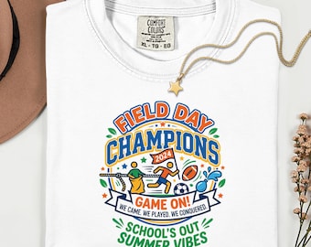Field Day Champions T-Shirt, Elementary School Games Tee, Teacher Squad Shirt, Summer Vibes