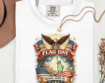 Patriotic Eagle Flag Day Shirt, American Freedom USA Pride Tee
