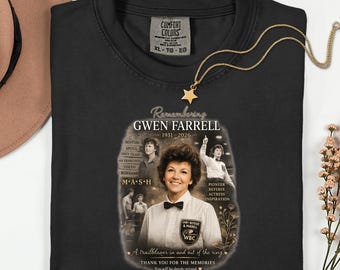 Gwen Farrell Memorial T-Shirt, Pioneer Referee Actress Tribute Tee