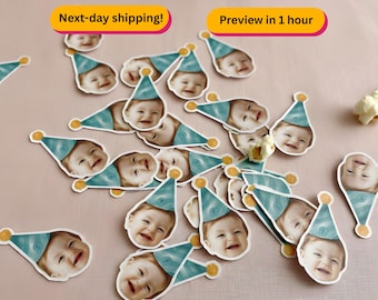 Personalisierte Foto Gesicht Konfetti, Party Tischdekoration