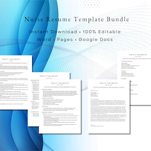 Nurse Resume Template | ATS-Ready, Cover Letter
