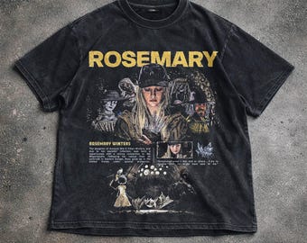 Koszulka Resident Evil Rosemary Winters w stylu vintage, sprana, z nadrukiem, zniszczona, bluza z kapturem, unisex, prezent dla niego i dla niej.